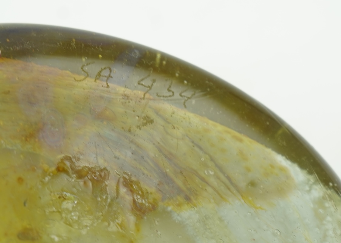 Artwork by Samuel J. Herman, A freeform studio glass bottle vase, Made of Glass