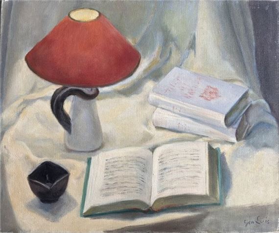 Nature morte au livre by Gen Luis