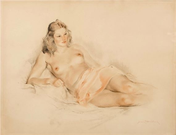 Reclining Nude - Jean Dulac