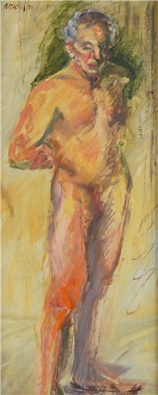 Standing nude study - Avigdor Arikha