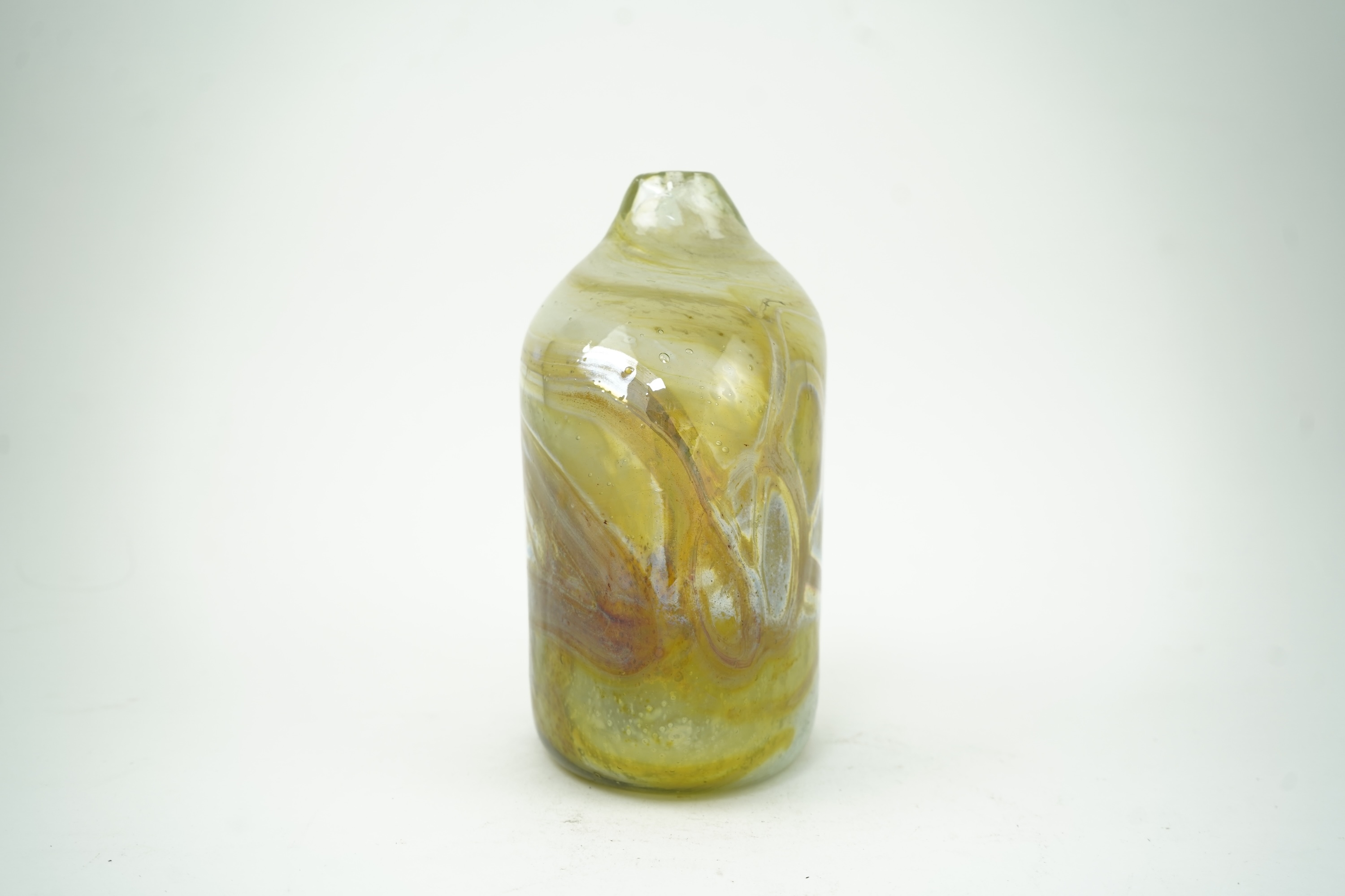 Artwork by Samuel J. Herman, A freeform studio glass bottle vase, Made of Glass