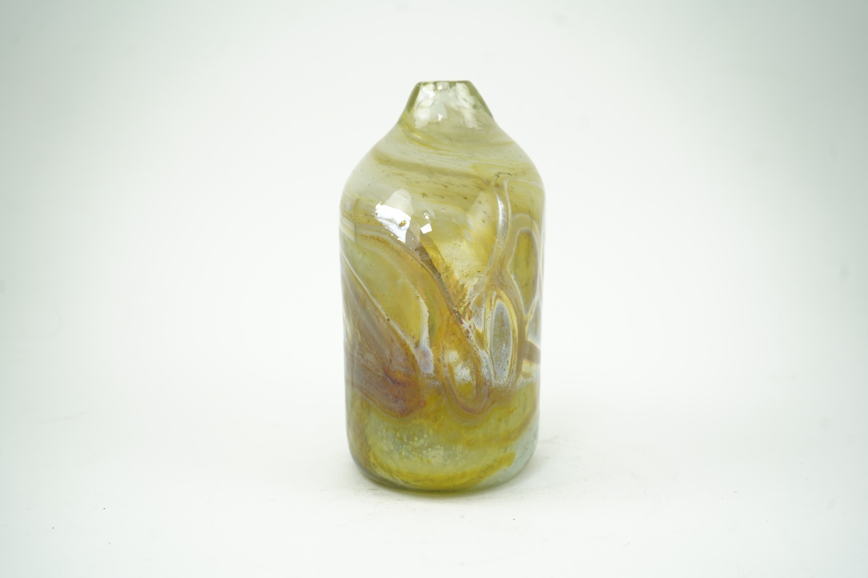 Artwork by Samuel J. Herman, A freeform studio glass bottle vase, Made of Glass