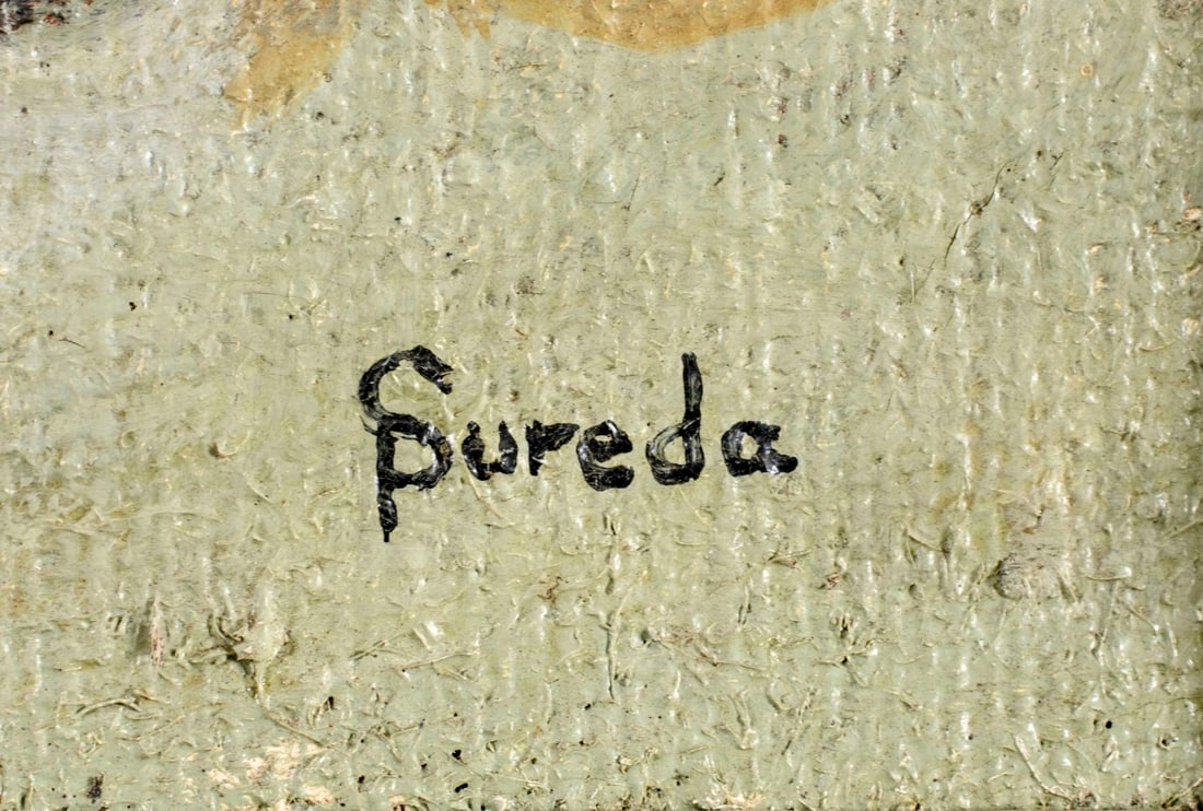 Artwork by André Suréda, Still Life - La Arpa Del Viento, Made of Oil On Canvas