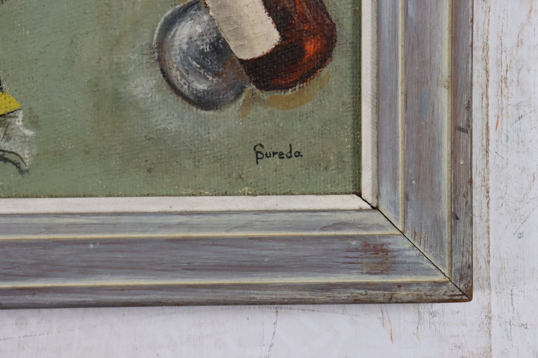 Artwork by André Suréda, Still Life - La Arpa Del Viento, Made of Oil On Canvas