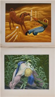 PULLING CORN And CANTANKEROUS COLT - Bernard J. Steffen