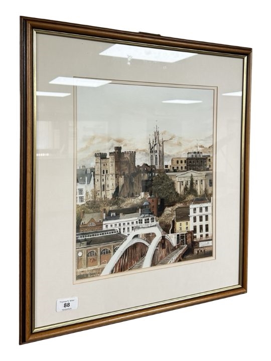 Artwork by Charlie Sprigg, Lantern Tower of St. Nicholas' Cathedral, Newcastle, Made of Reproduction In Colours