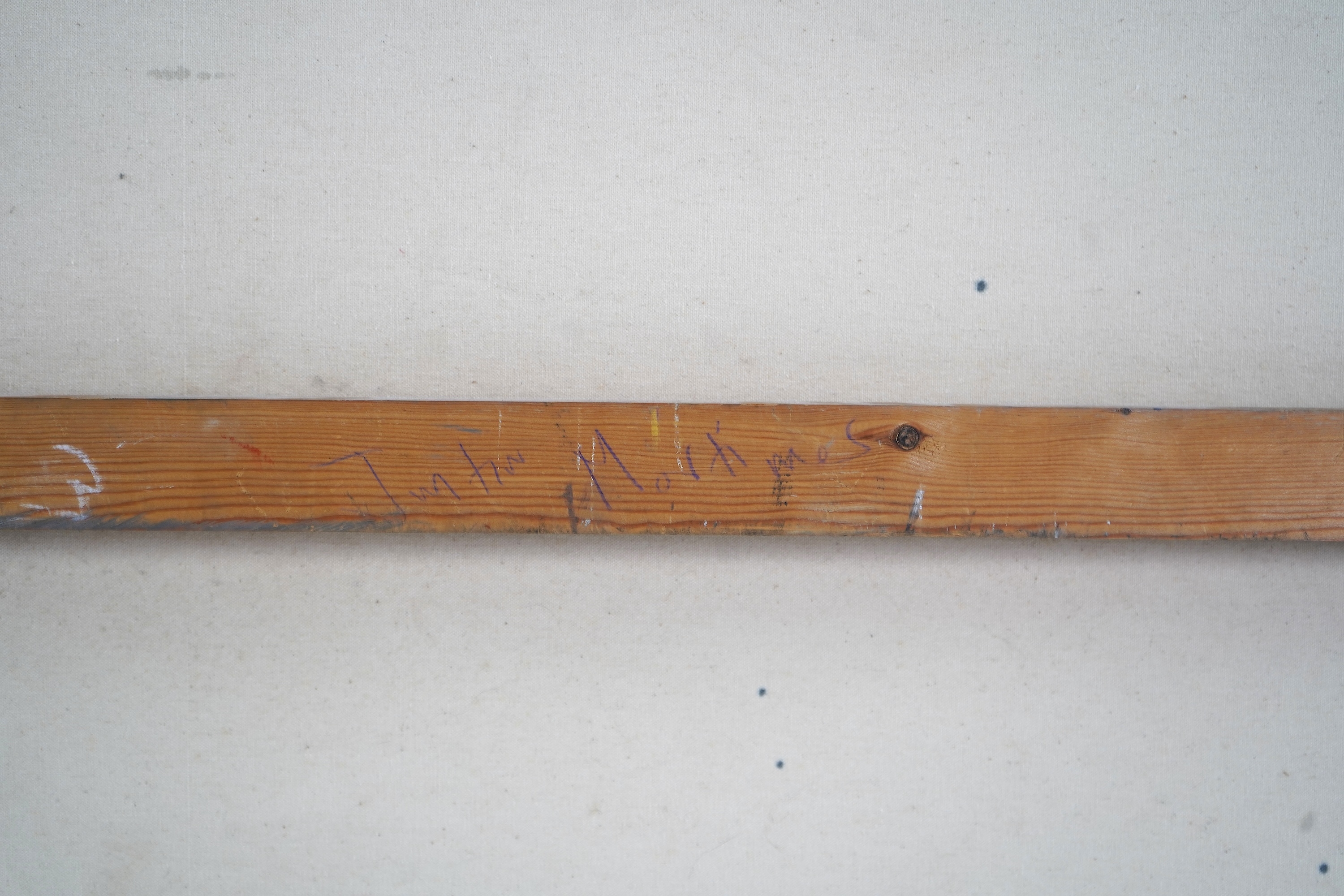 Artwork by Justin Mortimer, Trevor (Red Table, Made of Oil On Canvas