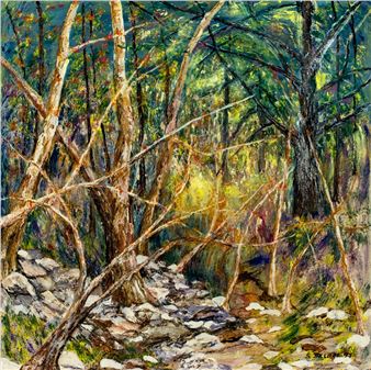 Forest Landscape - S Yallom (american, 20 Century)