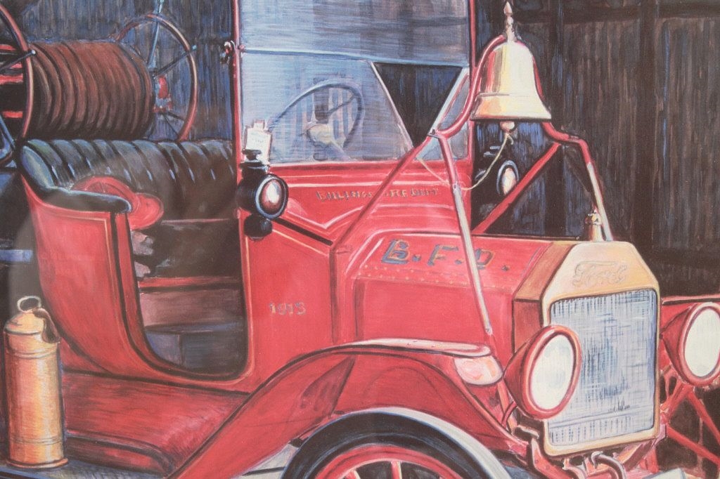 William Rains | Billings First Fire Engine (1980s - 1990s) | MutualArt