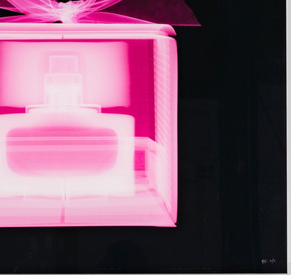 Artwork by Nick Veasey, Perfume Bottle, Made of Chromogenic Print Mounted On Dibond Under Plexiglas