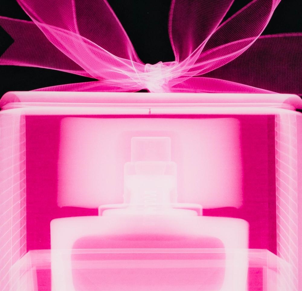 Artwork by Nick Veasey, Perfume Bottle, Made of Chromogenic Print Mounted On Dibond Under Plexiglas