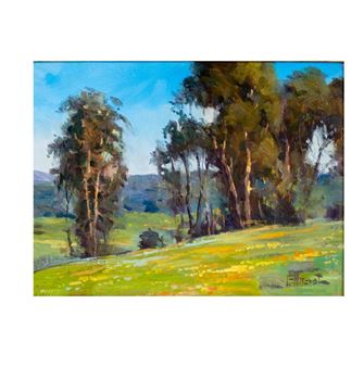 Landscape with Trees - Felice Hrovat