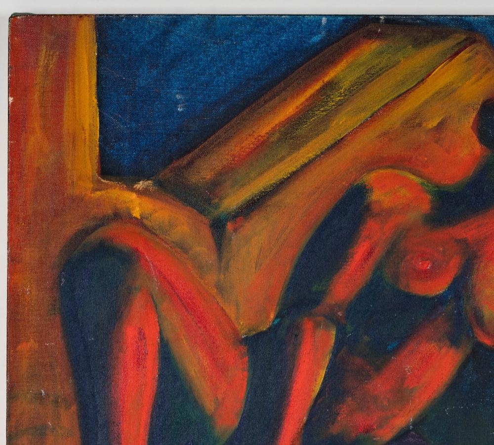 Artwork by Linder Sterling, Figural, Made of Oil On Canvas