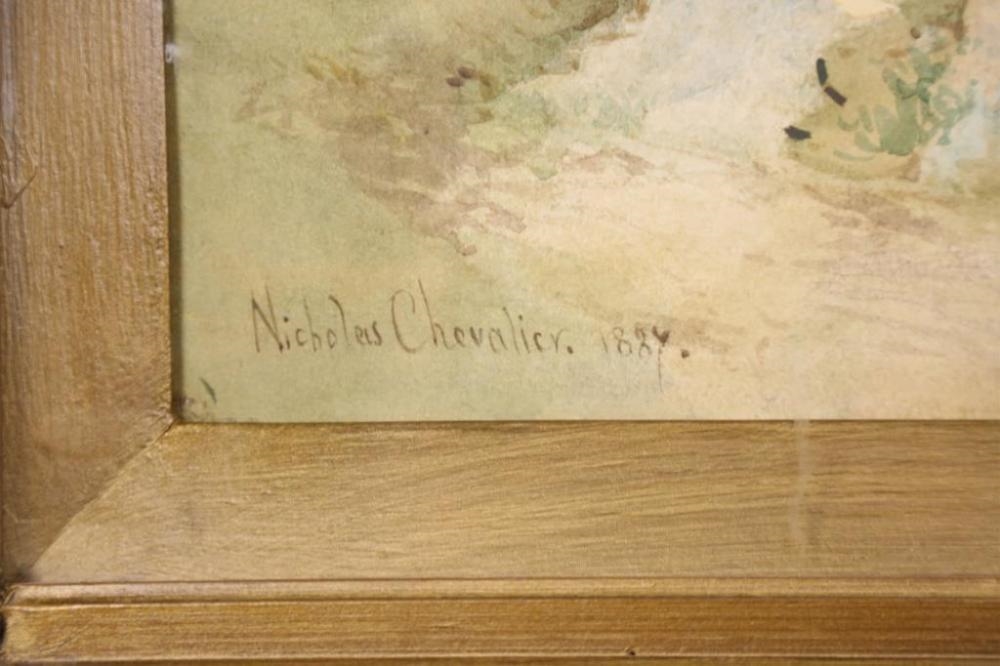 Artwork by Nicolas Chevalier, Landscape, Made of Watercolour