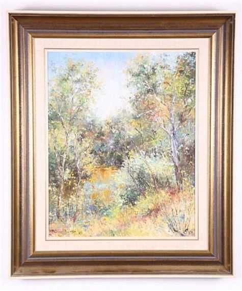 The Yarra by Patricia Burke, 1985