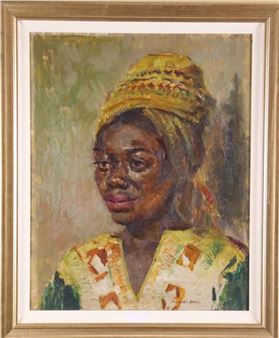 Portrait of an Exotic Lady - Frederic Bates