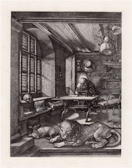 St. Jerome in his Study - Albrecht Dürer