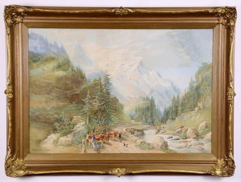 Artwork by Nicolas Chevalier, Landscape, Made of Watercolour