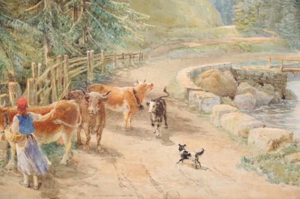 Artwork by Nicolas Chevalier, Landscape, Made of Watercolour