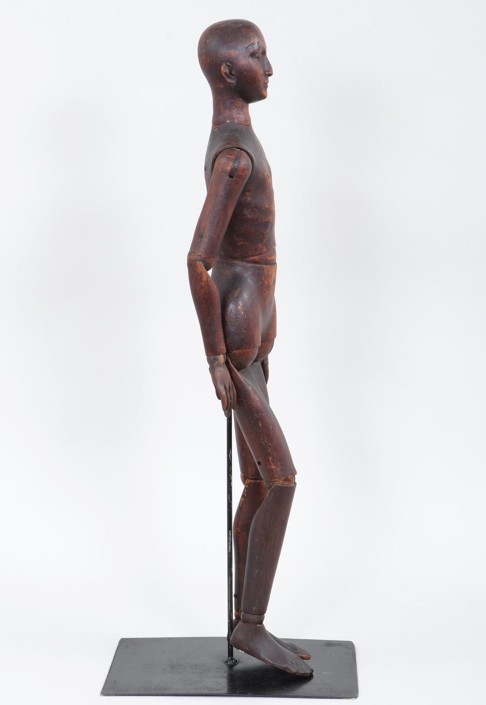 French School | 19th Century French Articulated Wood Artist's Mannequin ...