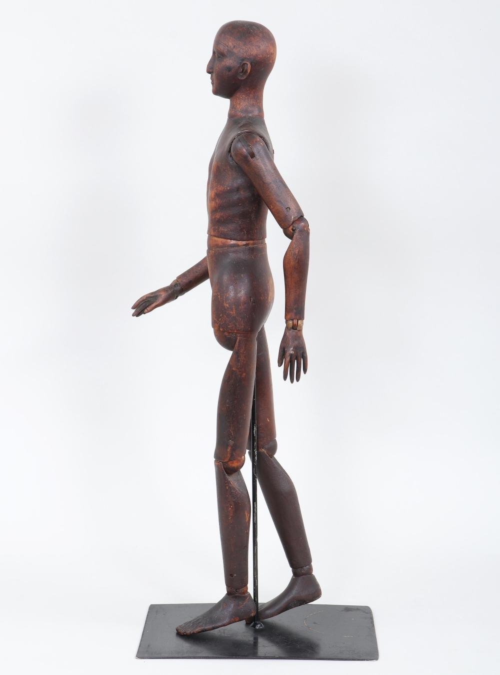 French School | 19th Century French Articulated Wood Artist's Mannequin ...