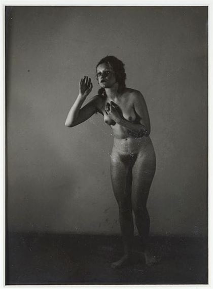 Standing nude by Josef Vetrovsky