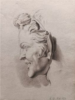 Tête de satyre - Elisée Larcheveque