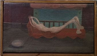 Reclining Surrealist Nude - Alejandro Vainstein