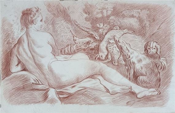 Diane by Eugénie Raffeneau de Lille, circa 1790