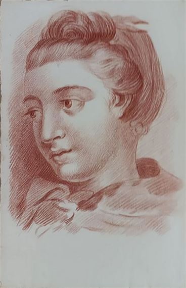 Portrait by Eugénie Raffeneau de Lille, circa 1790