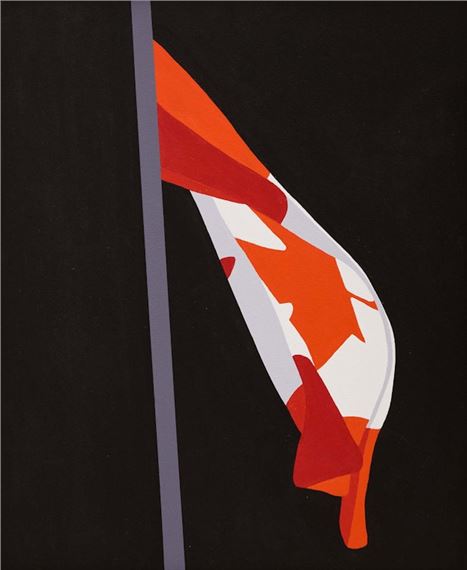 Canadian Flag by Charles Pachter, 2025