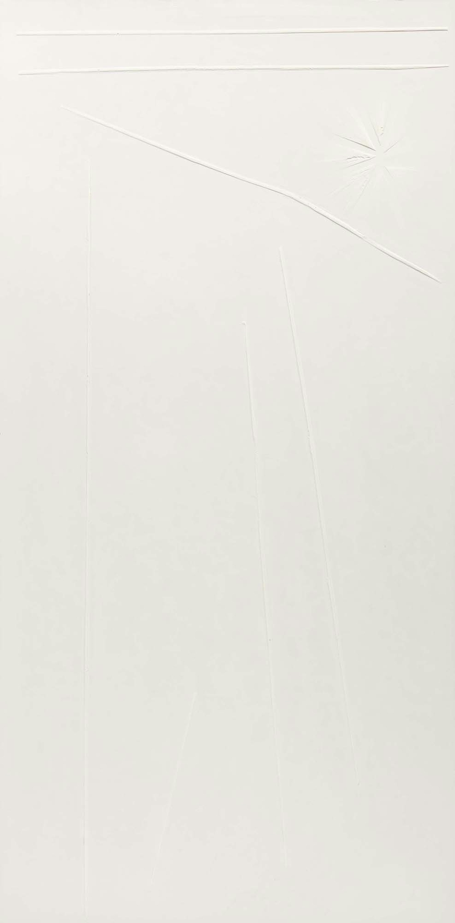 Artwork by Ronald Langley Bloore, Untitled (White Series), Made of acrylic on board