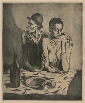 Le repas frugal - Pablo Picasso