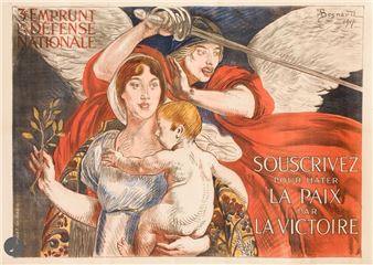 3rd National Defense Loan. Subscribe to hasten peace through victory - Albert Besnard