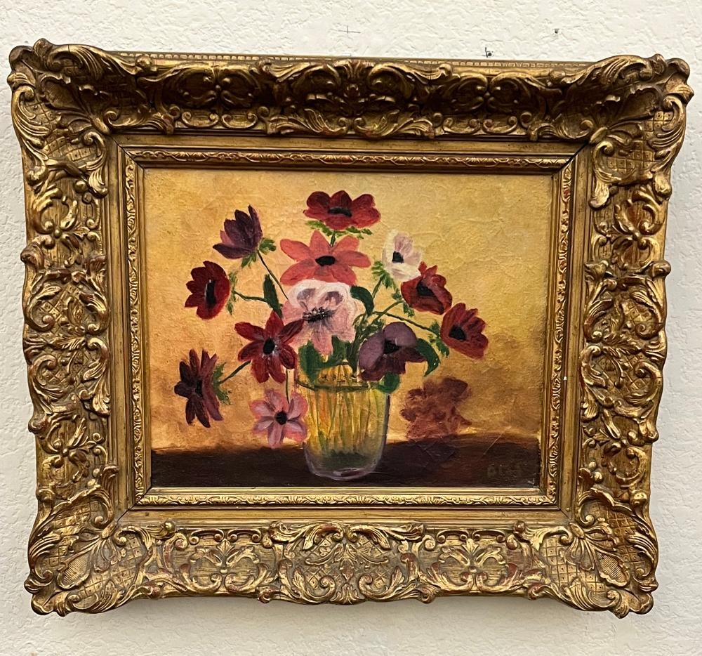 Artwork by António Dias, Untitled, Still Life of Flowers in Vase, Made of Oil On Panel