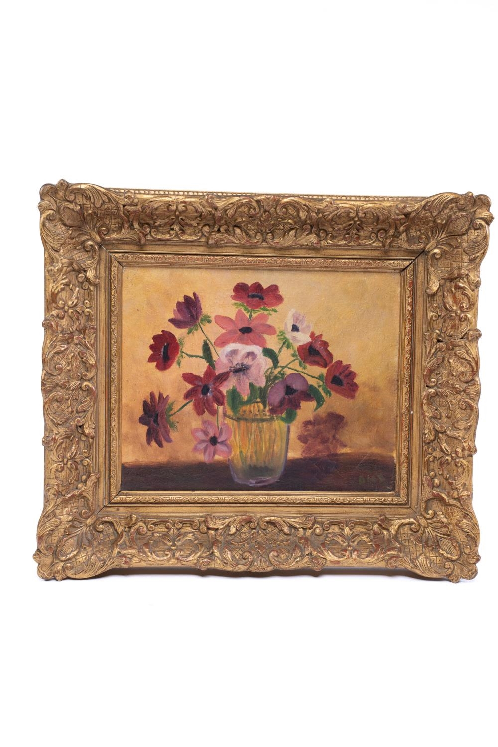 Artwork by António Dias, Untitled, Still Life of Flowers in Vase, Made of Oil On Panel