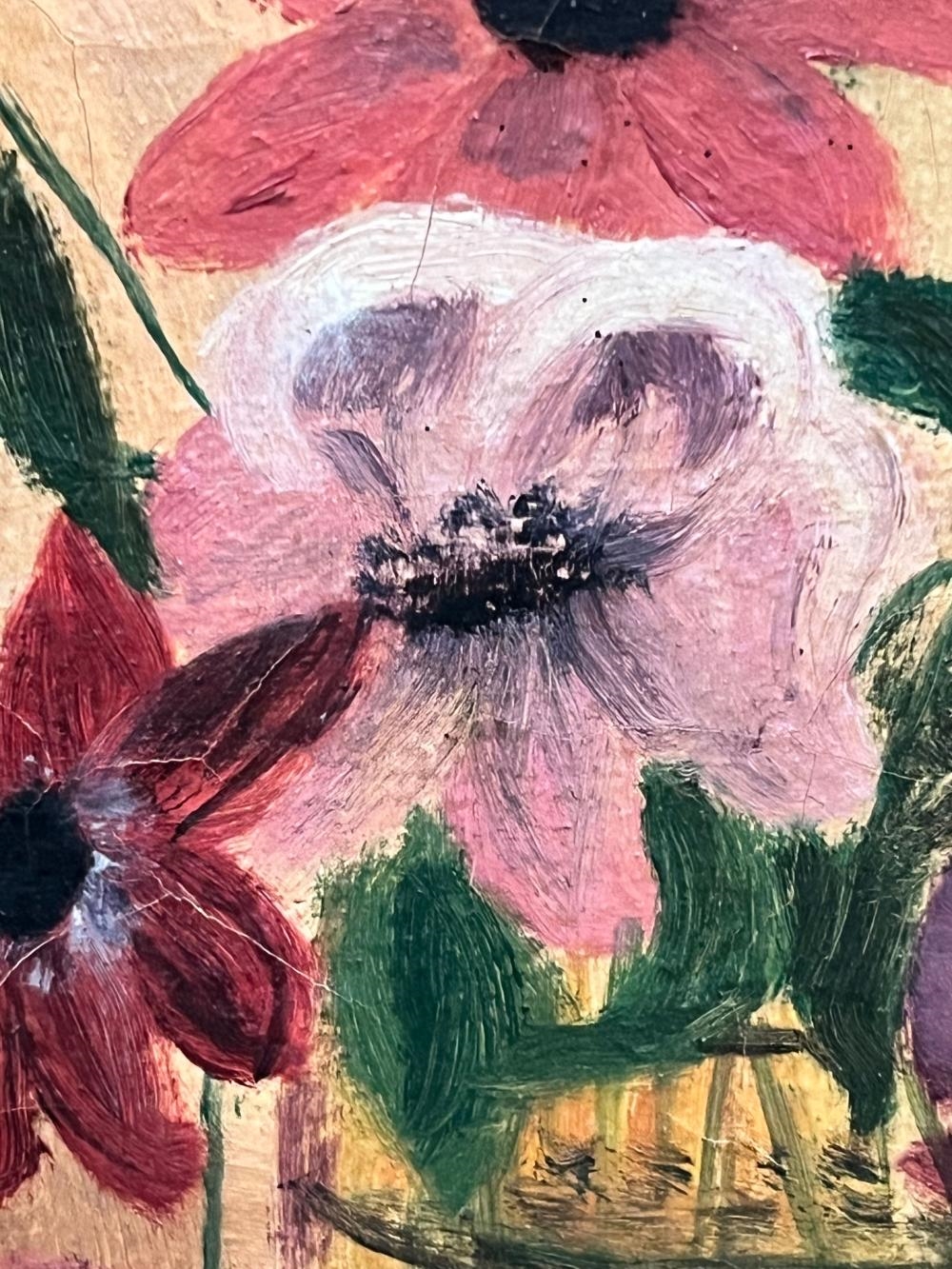 Artwork by António Dias, Untitled, Still Life of Flowers in Vase, Made of Oil On Panel