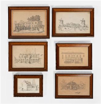 Montsouris, Fabrique de Noir animal près le Chemin Vert en 1840, d'après Mme Marchand - Benoist Fillatreau