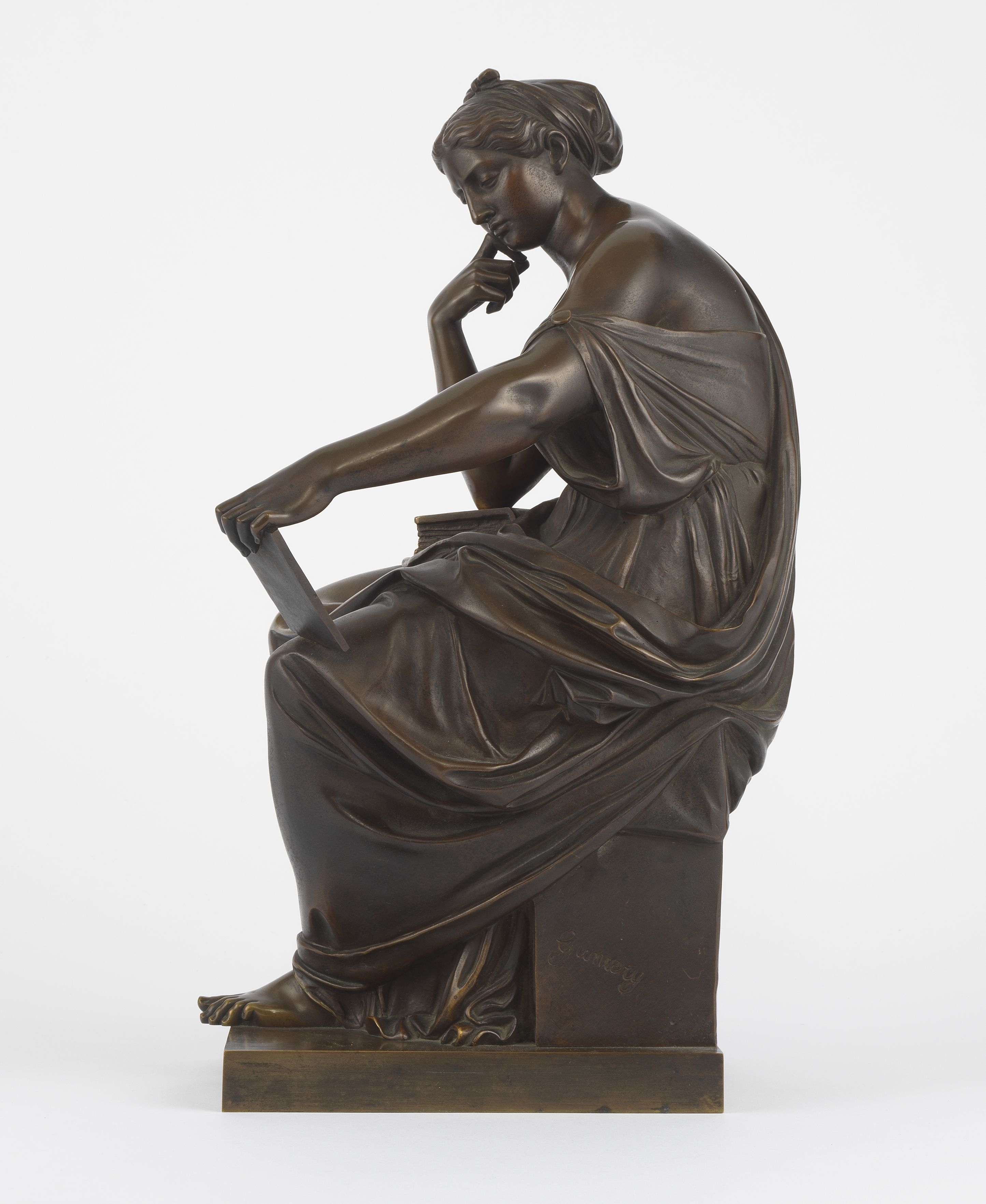 Artwork by Charles Alphonse A. Gumery, La science, Made of Patinated bronze