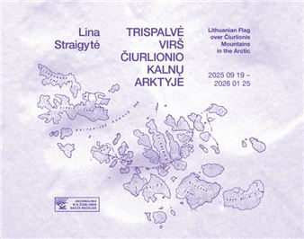 The Lithuaniain Flag over Čiurlionis Mountains in the Arctic - M. K. Čiurlionis National Museum of Art