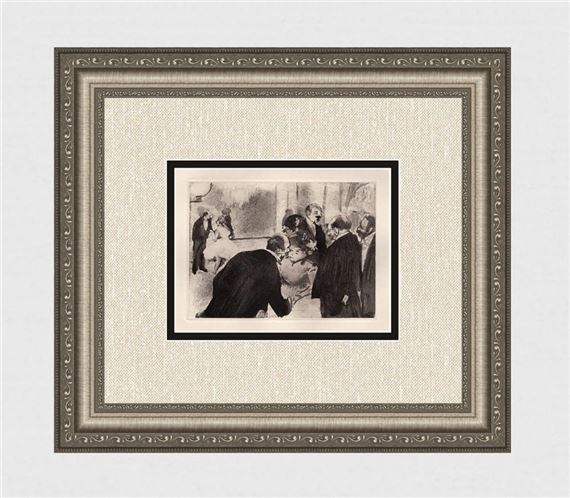 Conversation in the Foyer by Edgar Degas, 1938