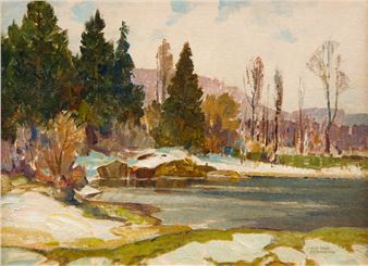 Melting Snow Laurentians - Hal Ross Perrigard