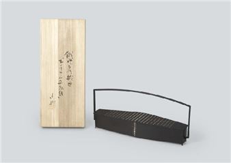 Iron box with inlay decoration "Genealogy to monochrome - Naoki Sakai