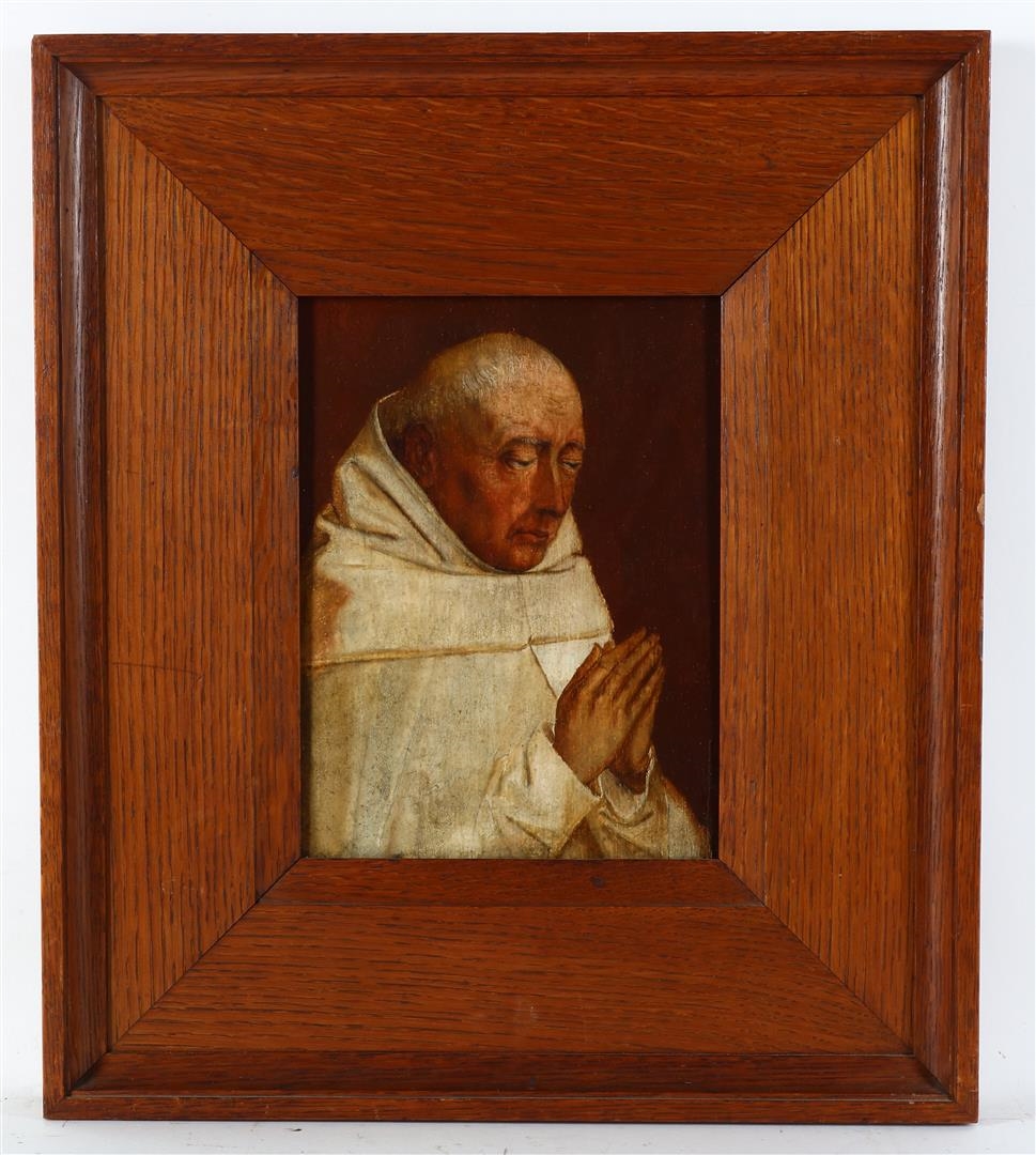 Artwork by Dieric Bouts the Elder, Karthuizer monnik, Made of oil on panel