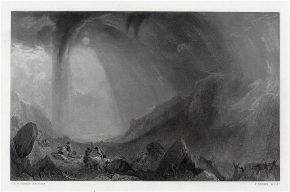 Snow Storm: Hannibal and his Army Crossing the Alps by Joseph Mallord William Turner, 1863