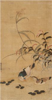 Reed Pond Mandarin Duck - Wang Ershui