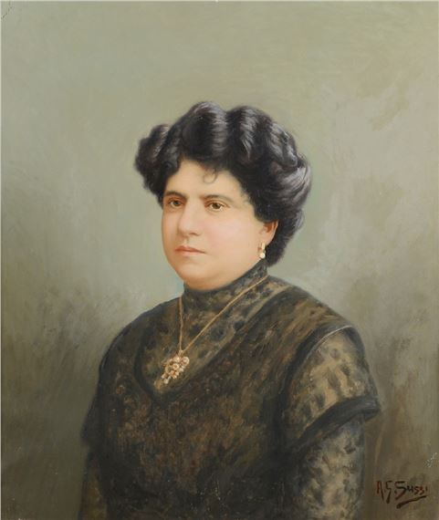 Portrait of a gentlewoman by Anton Giulio Sussi