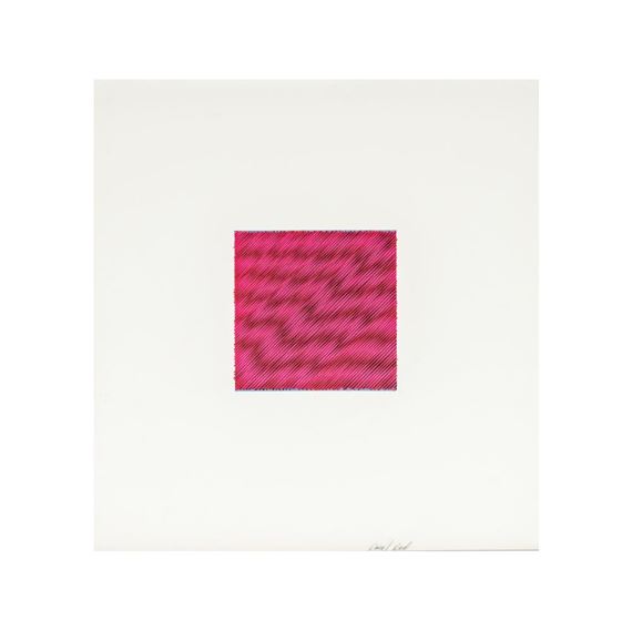 Untitled (Rose/Red - Channa Horwitz
