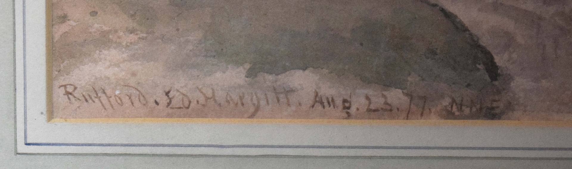 Artwork by Edward Hardgitt, CLOUD STUDIES, Made of Watercolour