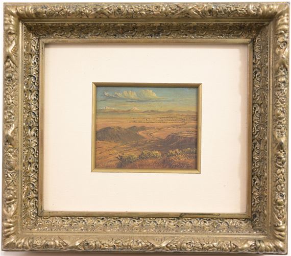 Valle de Mexico desde el cerro de Santa Isabel by José María Velasco, 1902